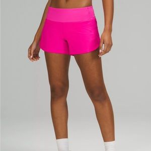 Lululemon Speed Up Mid Rise Shorts 4”
